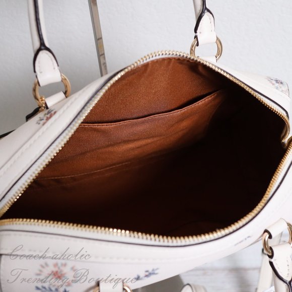 NWT Coach Dandelion Floral Print Rowan Satchel - Picture 13 of 13